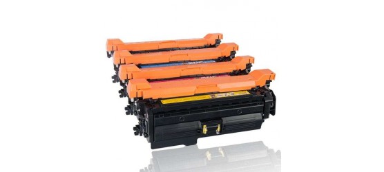 Ensemble complet de 4 cartouches laser HP CF320X-CF321A-CF322A-CF323A (652X / 653A) compatibles